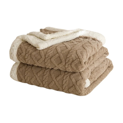 Portable Warm Fleece Throw